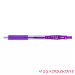 Zseléstoll ZEBRA Sarasa nyomógombos 0,5 mm lila