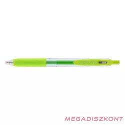 Zseléstoll ZEBRA Sarasa nyomógombos 0,5 mm világoszöld
