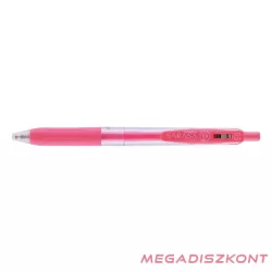   Zseléstoll ZEBRA Sarasa Clip Milk nyomógombos 0,5 mm pasztell piros