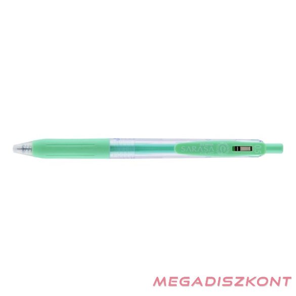Zseléstoll ZEBRA Sarasa Clip Milk nyomógombos 0,5 mm pasztell zöld