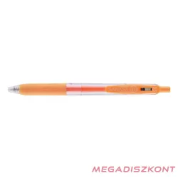   Zseléstoll ZEBRA Sarasa Clip Milk nyomógombos 0,5 mm pasztell narancs