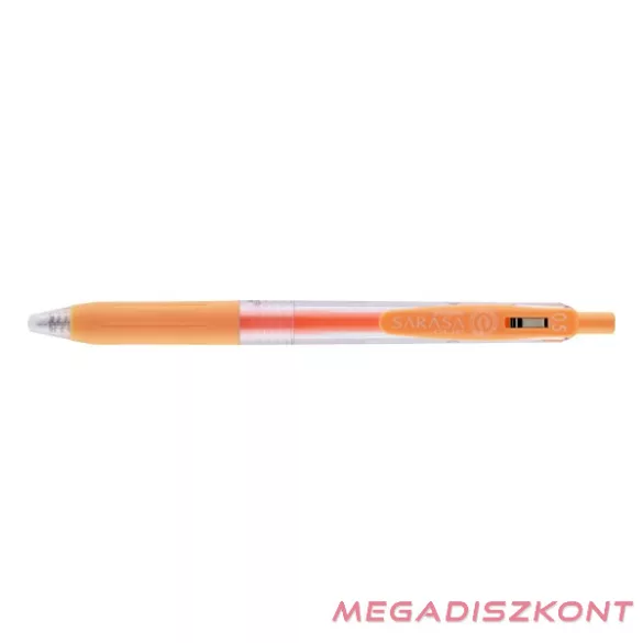 Zseléstoll ZEBRA Sarasa Clip Milk nyomógombos 0,5 mm pasztell narancs