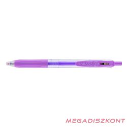   Zseléstoll ZEBRA Sarasa Clip Milk nyomógombos 0,5 mm pasztell lila