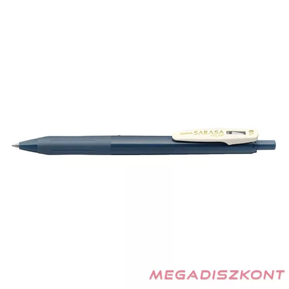 Zseléstoll ZEBRA Sarasa Clip Vintage nyomógombos 0,5 mm kékesszürke