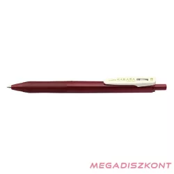   Zseléstoll ZEBRA Sarasa Clip Vintage nyomógombos 0,5 mm pirosasfekete