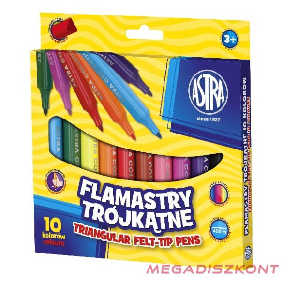 Filctoll ASTRA jumbo háromszög 12 darabos