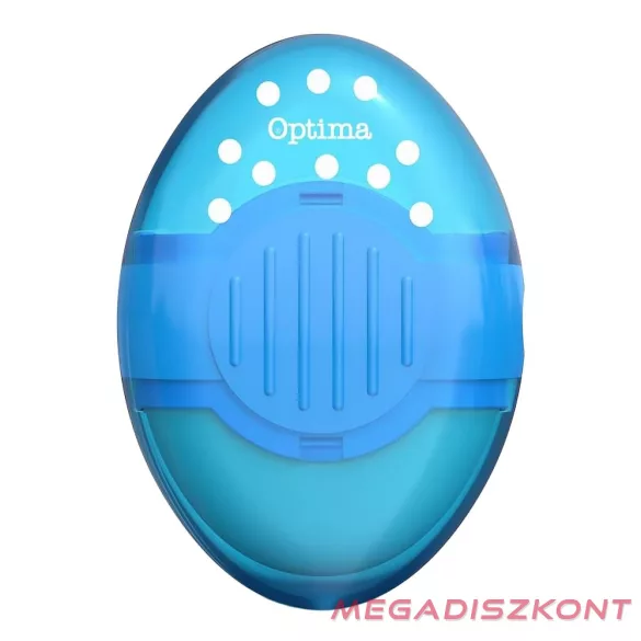Hegyező és radír display OPTIMA 1 lyukú tartályos műanyag