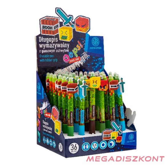 Golyóstoll ASTRA PEN radírozható pixel 0,5 mm