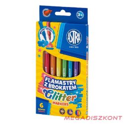 Filctoll ASTRA glitteres 6 darabos