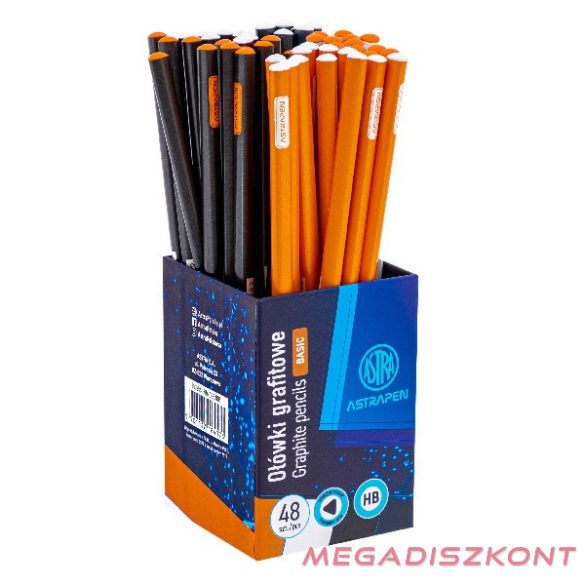 Grafitceruza ASTRA PEN classic háromszögletű HB 48 darabos