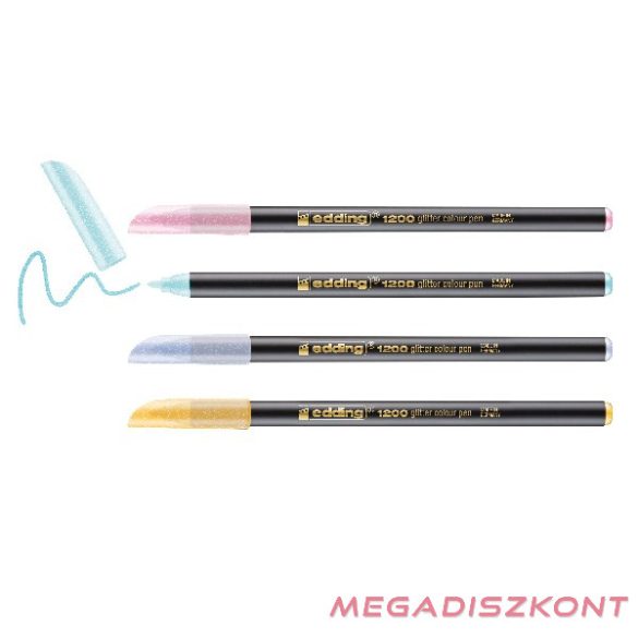 Filctoll EDDING 1200 csillámos 4 darabos