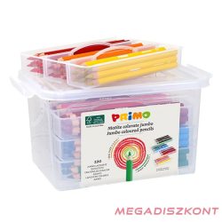   Színes ceruza PRIMO Jumbo hatszögletű 120 darabos tárolódobozban