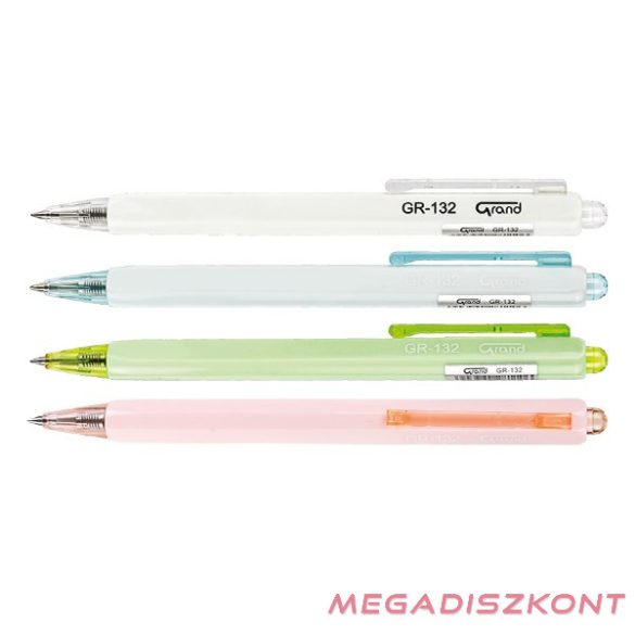 Zseléstoll GRAND GR-132 nyomógombos 0,5 mm kék írásszín vegyes színben
