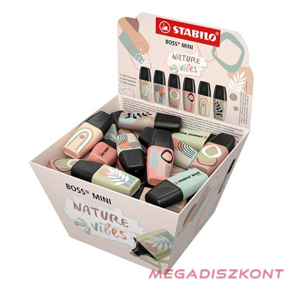 Szövegkiemelő STABILO Boss Mini Naturevibes 50 darabos