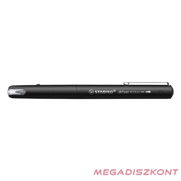 Filctoll STABILO dr!ver 0,8 mm fekete