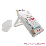 Filctoll  ZEBRA ClickArt nyomógombos vízbázisú 12 darabos