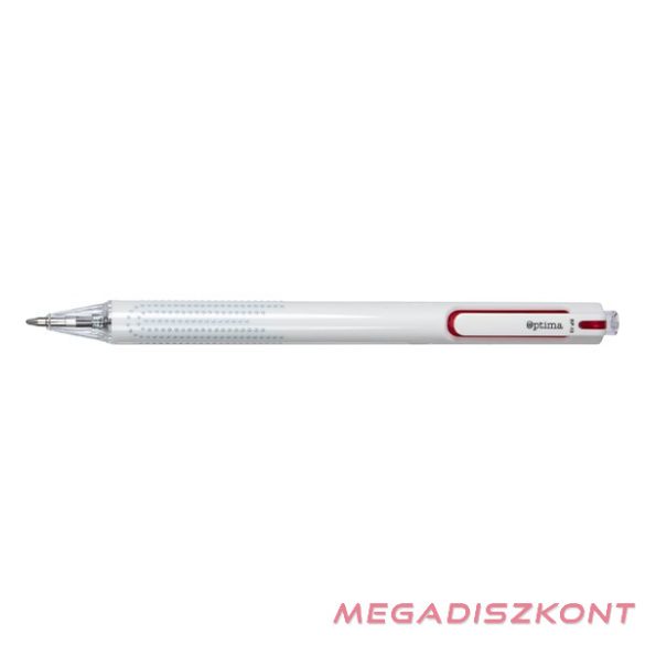 Golyóstoll OPTIMA nyomógombos Stella 1,0 mm piros