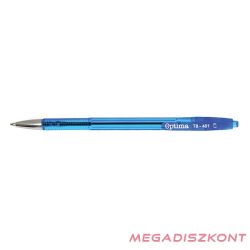 Golyóstoll OPTIMA nyomógombos TB 401 0,7 mm kék