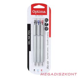 Zseléstoll OPTIMA Stella 0,7mm vegyes színek 3 darabos