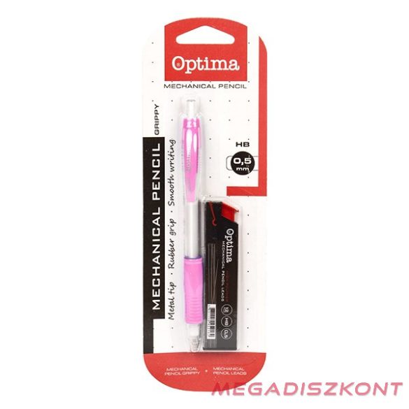Nyomósirón OPTIMA 0,5mm vegyes színek + grafitbél 0,5mm HB