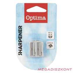   Hegyező OPTIMA fém bordázott fogórész 2 lyukú 1db/bliszter