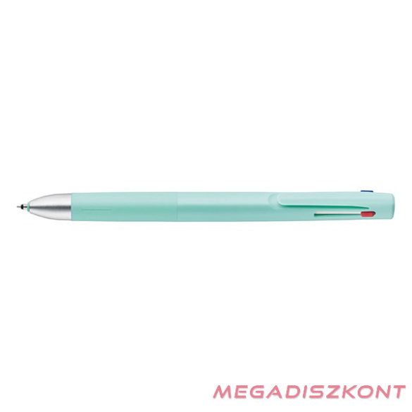 Golyóstoll ZEBRA bLen 3C 0,7mm kékeszöld testű háromszínű