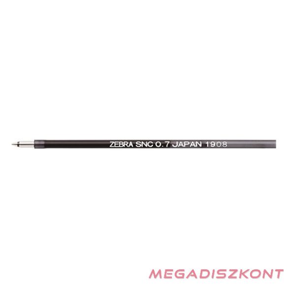 Tollbetét golyós ZEBRA SNC 0,7 mm fekete