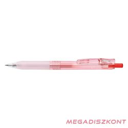   Zseléstoll ZEBRA Sarasa Clip BioTube nyomógombos 0,5 mm piros