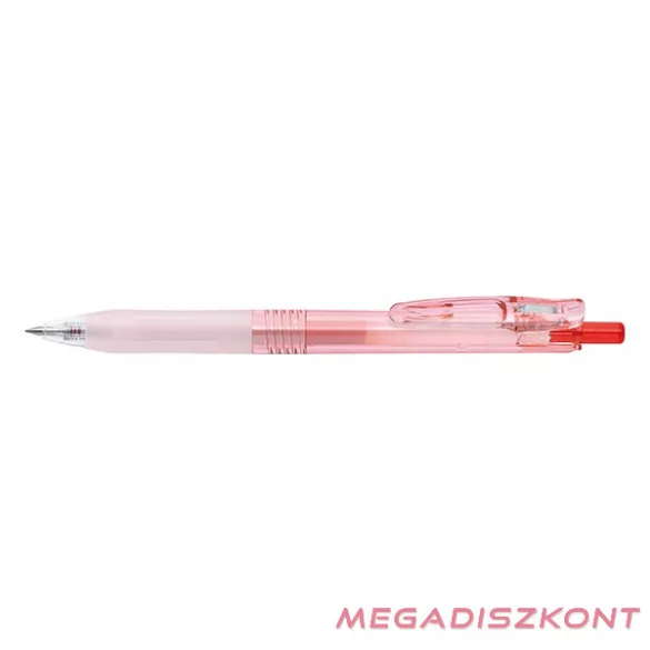 Zseléstoll ZEBRA Sarasa Clip BioTube nyomógombos 0,5 mm piros
