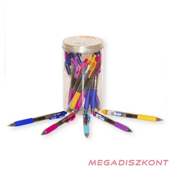 Zseléstoll NEBULO 0,5 mm vegyes színekben kék írásszín