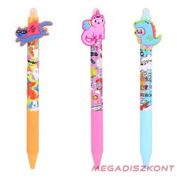   Zseléstoll NEBULO nyomógombos radírozható 0,7 mm Jelmezes macskák