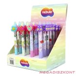 Zseléstoll NEBULO nyomógombos radírozható 0,7 mm Tavaszi csecsebecse