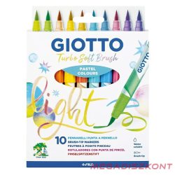 Ecsetfilc GIOTTO Turbo Soft akasztható pasztell 10 darabos