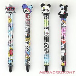   Zseléstoll NEBULO nyomógombos radírozható 0,7 mm Panda II.