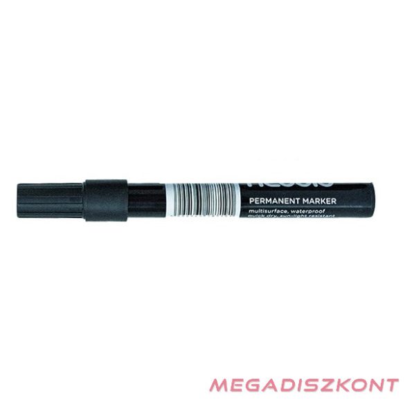 Alkoholos marker NEBULO 233-S kerek fekete