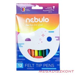 Filctoll NEBULO vízbázisú színes 12 darabos