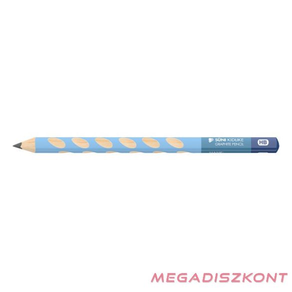 Grafitceruza ICO Süni Kidlike Jumbo HB háromszögletű rovátkolt pasztell kék