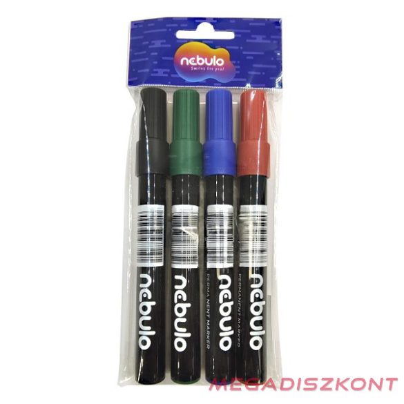 Alkoholos marker NEBULO 233-S kerek4 darabos