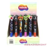 Golyóstoll NEBULO nyomógombos 0,5mm halloween 2