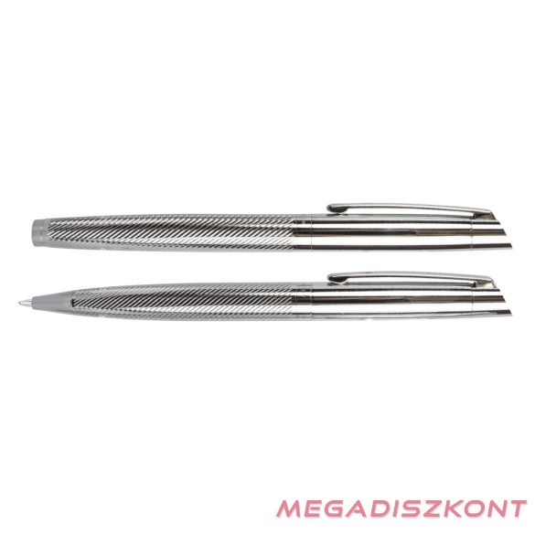 Golyóstoll készlet WELLINGTON Liberty golyóstoll + rollertoll ezüst díszdobozban