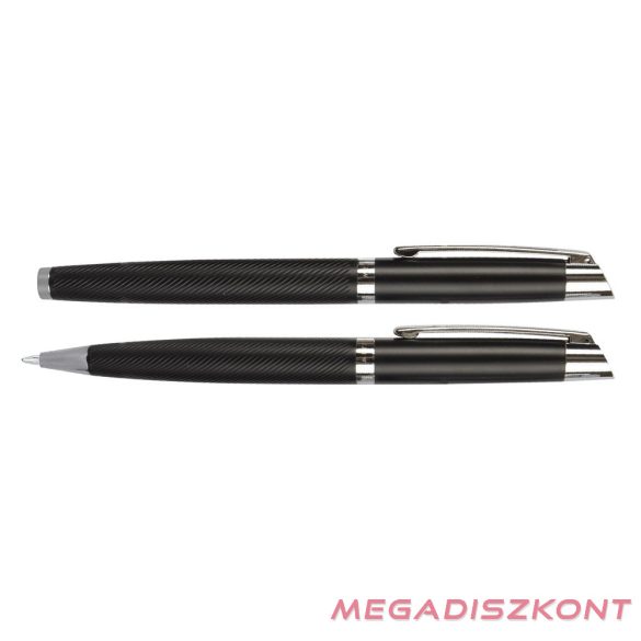 Golyóstoll készlet WELLINGTON Liberty golyóstoll + rollertoll fekete díszdobozban