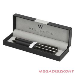   Golyóstoll készlet WELLINGTON Stamford golyóstoll + rollertoll fekete díszdobozban