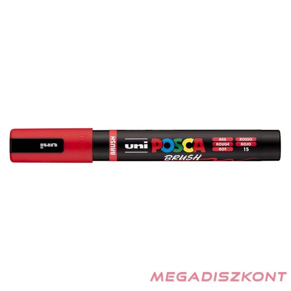 Filctoll UNI Posca PC-5BR ecsethegyű piros