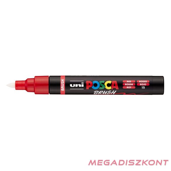 Filctoll UNI Posca PC-5BR ecsethegyű piros