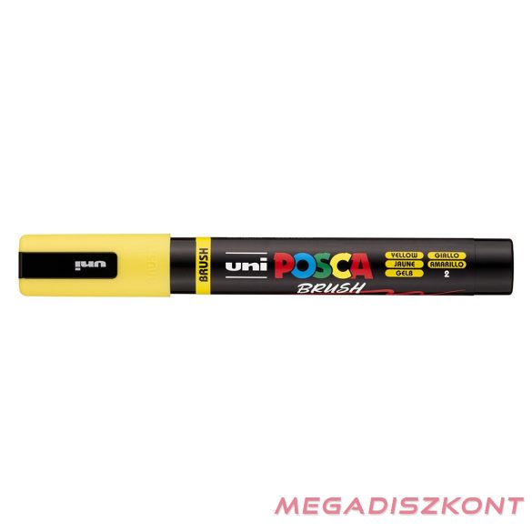 Filctoll UNI Posca PC-5BR ecsethegyű sárga