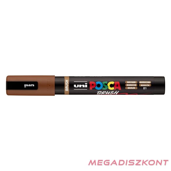 Filctoll UNI Posca PC-5BR ecsethegyű barna
