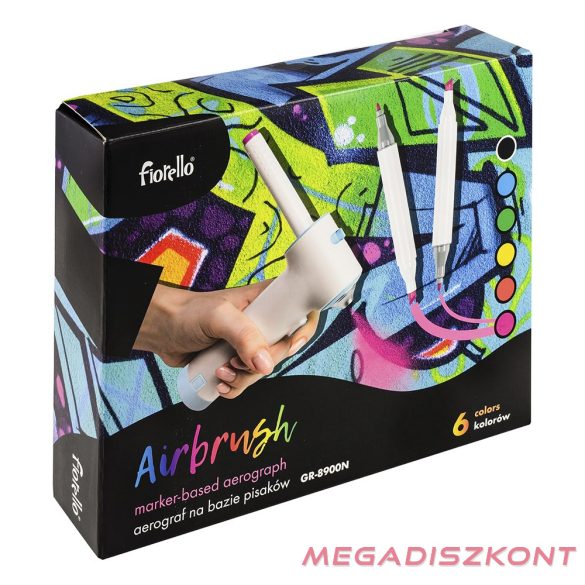 Filctoll készlet FIORELLO festékszóró, sablon, filctoll