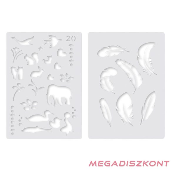 Filctoll készlet FIORELLO festékszóró, sablon, filctoll