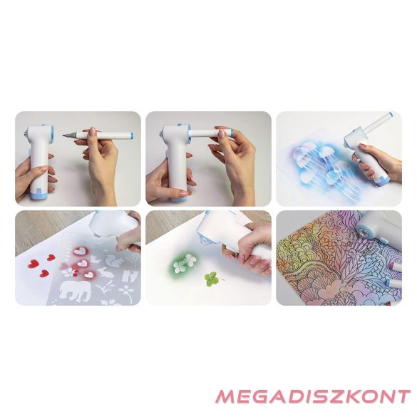 Filctoll készlet FIORELLO festékszóró, sablon, filctoll