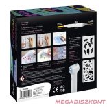 Filctoll készlet FIORELLO festékszóró, sablon, filctoll